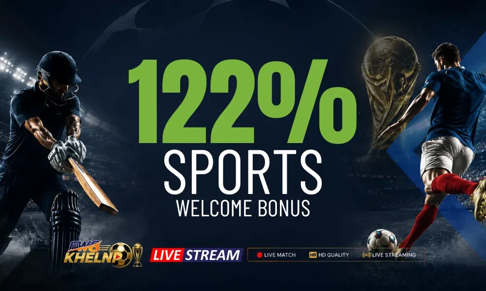 FW8 Bangladesh 122% Sports Welcome Bonus for cricket and football betting