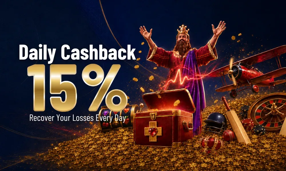 FW8 Nepal 15% daily cashback bonus banner