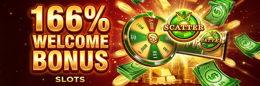 166% Mega Slots Welcome Bonus at FW8