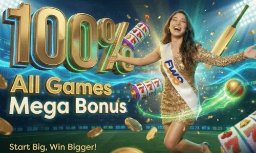 100% All Games Mega Bonus at FW8 Casino