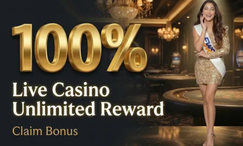 100% Live Casino Unlimited Reward at FW8
