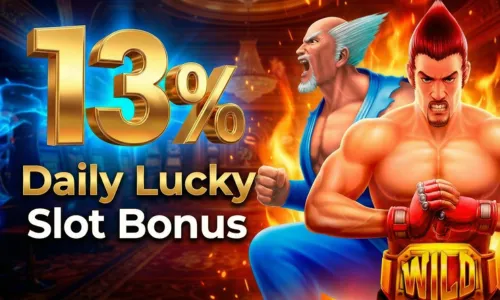 13% Daily Lucky Slot Bonus at FW8 Casino