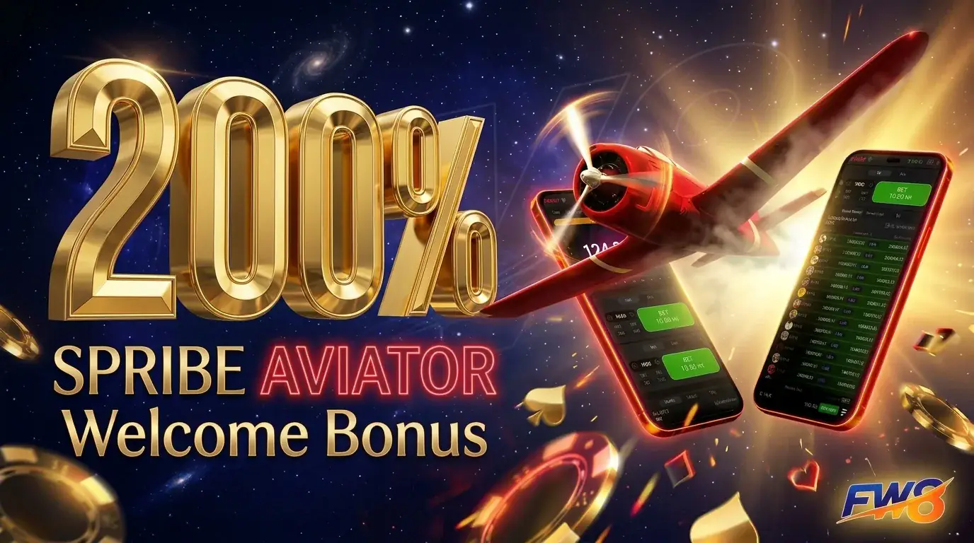 200% Spribe Aviator Welcome Bonus at FW8 Casino