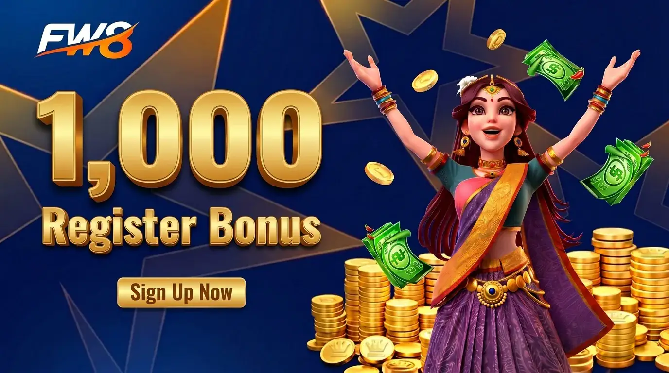 NPR 1000 Register Welcome Bonus at FW8 Casino Nepal