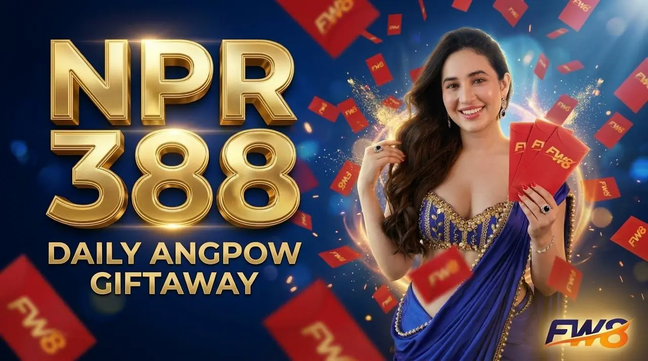 NPR 388 Daily Angpow Giftaway Bonus at FW8